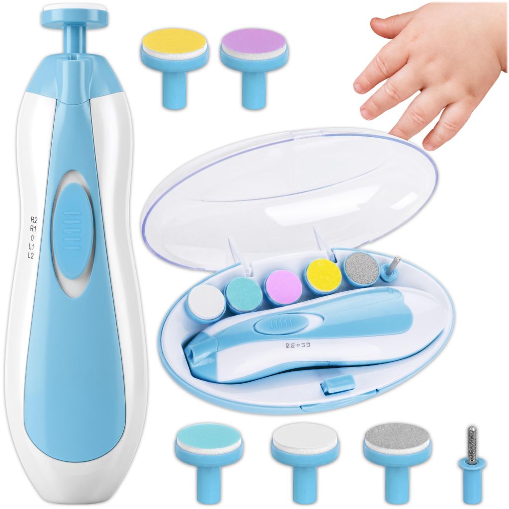 KRUMAD Elektrische Baby Nagelfeile 6in1, Baby Nagelpflege Produktbild 