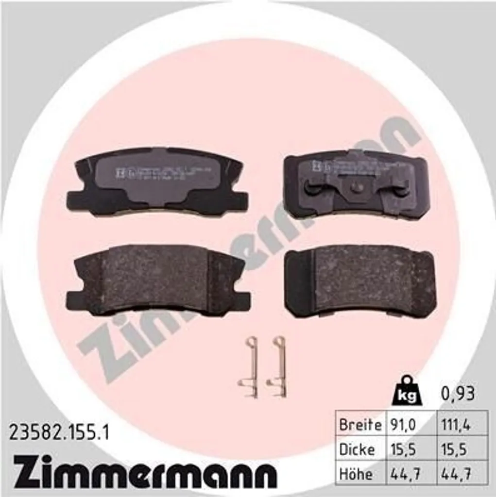 Plaquettes de frein de rechange pour Citroën C4 Aircross et Peugeot 4008