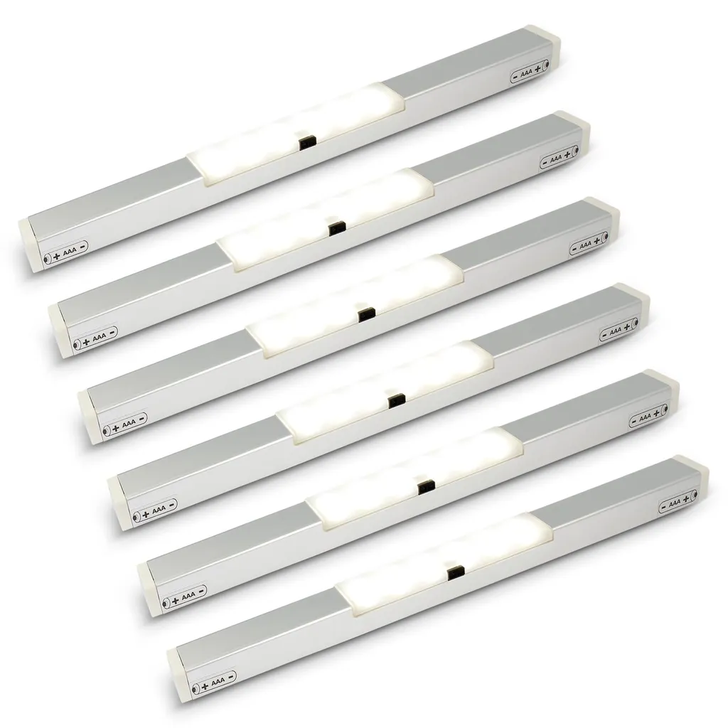 Éclairage LED Autocollant pour Placard et Dressing sans branchement 6x