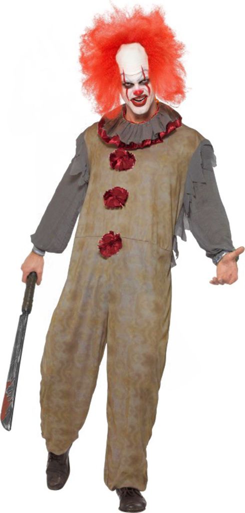 Horrorclown Stephen Kostüm - Halloween Fasching Größe: XL
