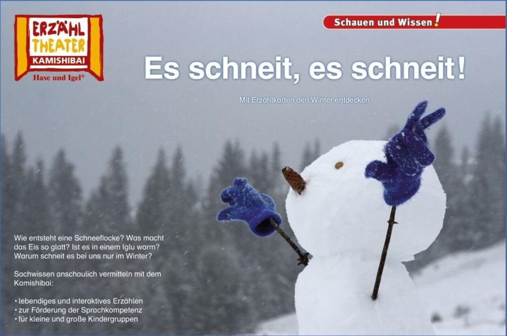 Es schneit, es schneit! / Kamishibai Bildkarten