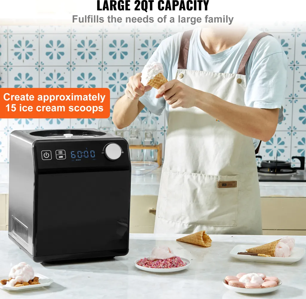 Machine à glace 4 modes avec compresseur intégré et écran digital - 2