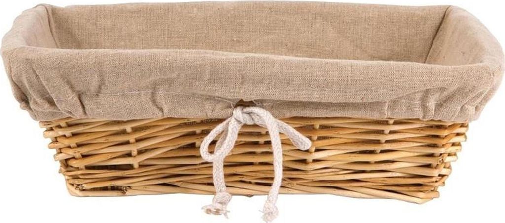 Brotkorb Olympia Weide | mit Futter | 31,5 x 23cm | 4 Körbe