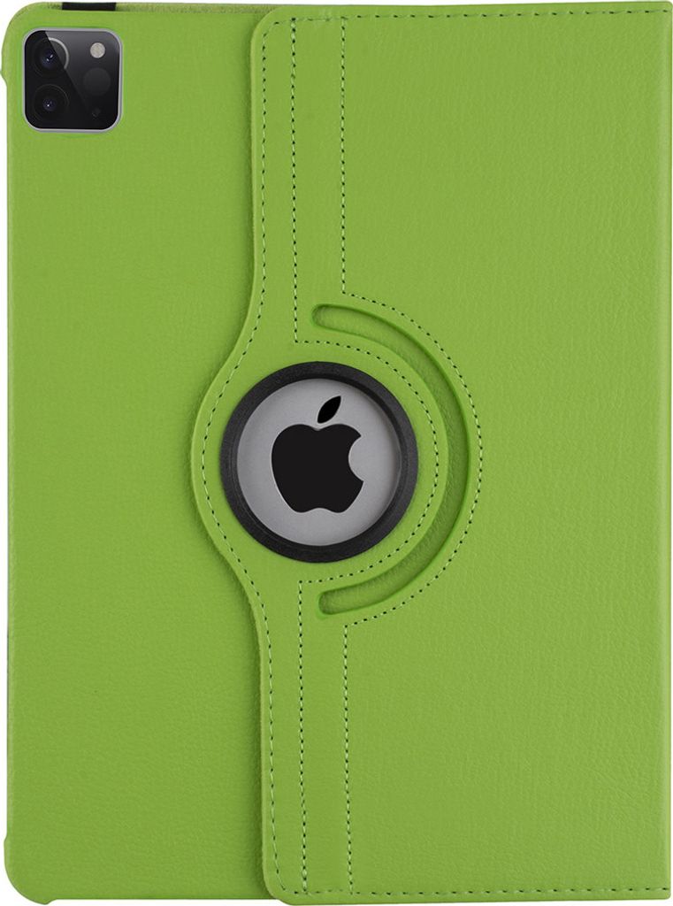 Apple iPad Pro 12.9 (2021) Book Case Tablet - Green - 360 Degree Rotatable
