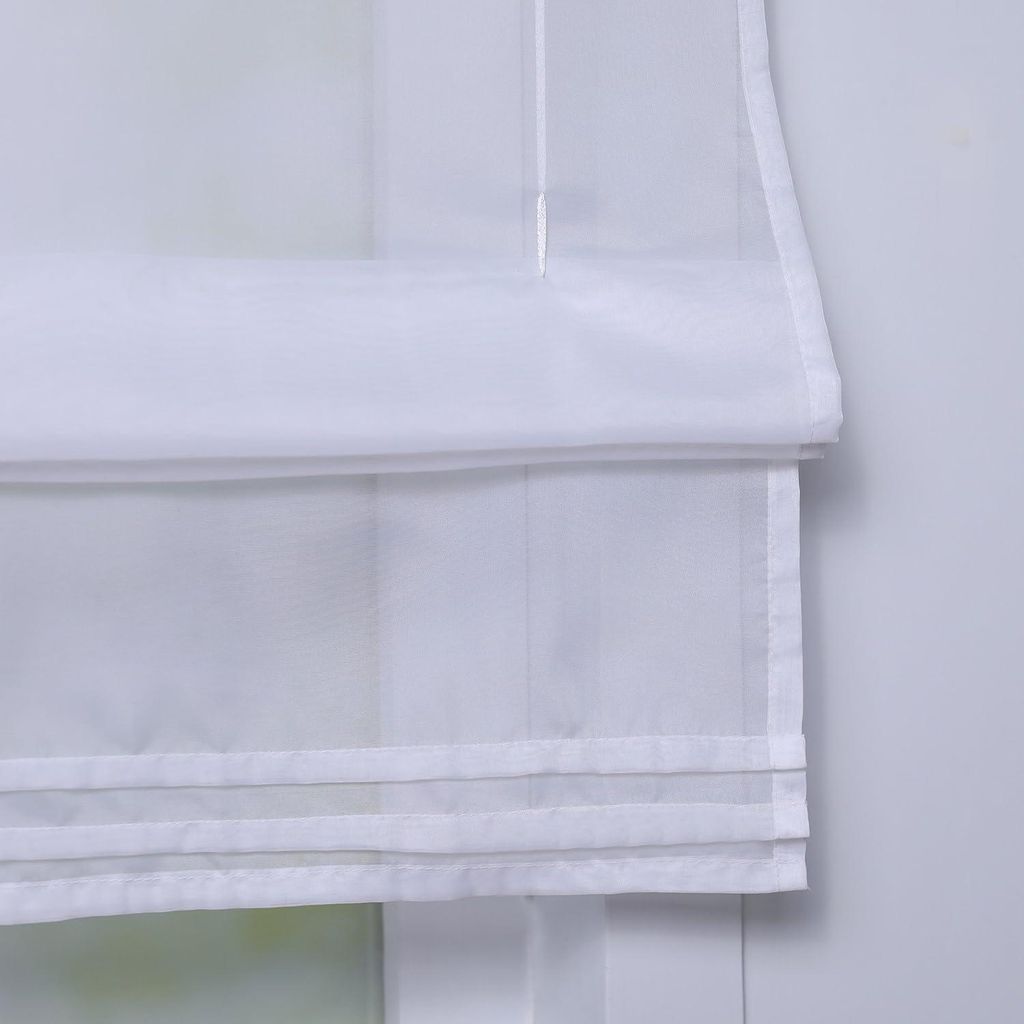 Voile-Rollos 100x140cm - Transparent feines Material in verschiedenen Farben