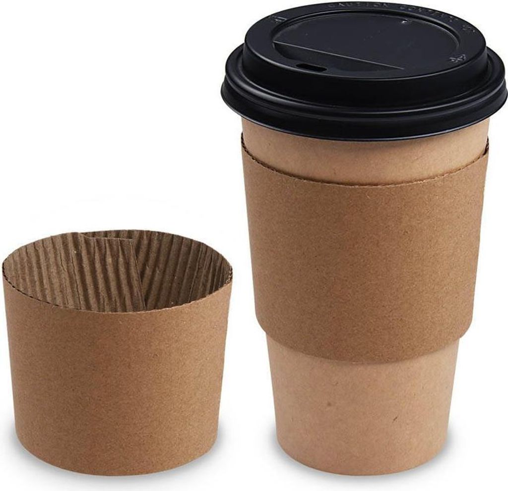 Housses pour gobelets 250-300 ml papier kraft 100 pièces. Image du produit 