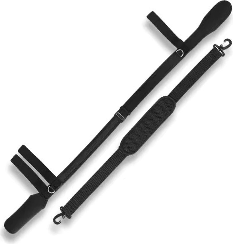 Angelrutenschutz, Schultergurt, verstellbar, faltbar, tragbar, kollisionssicher, Schutzhülle für Angelrutenspitze, Angelzubehör