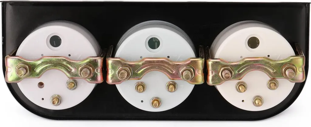 Kit Triple Jauge 52 mm avec Voltmètre Haute Précision et Sondes Eau