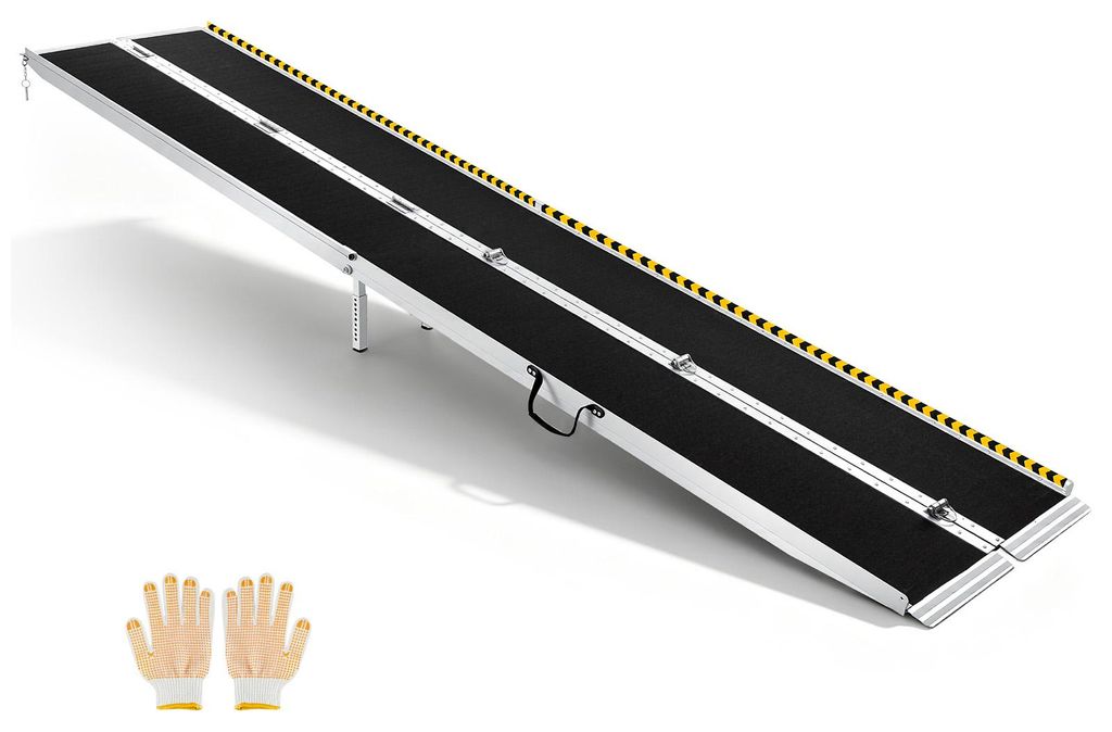 VEVOR Opklapbare rolstoelhelling, 3640x735mm, draagvermogen Productafbeelding 
