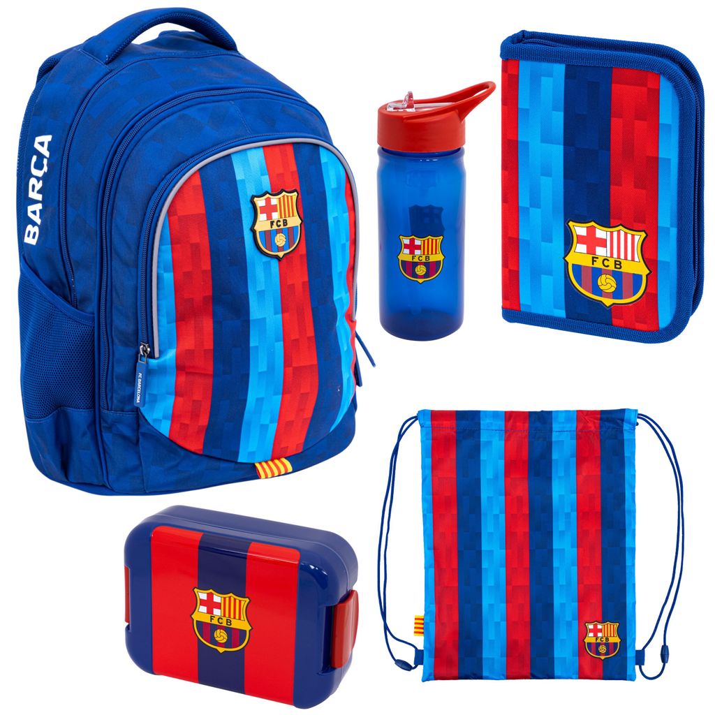 5dílná školní sada FC Barcelona, fotbal Obrázek produktu 