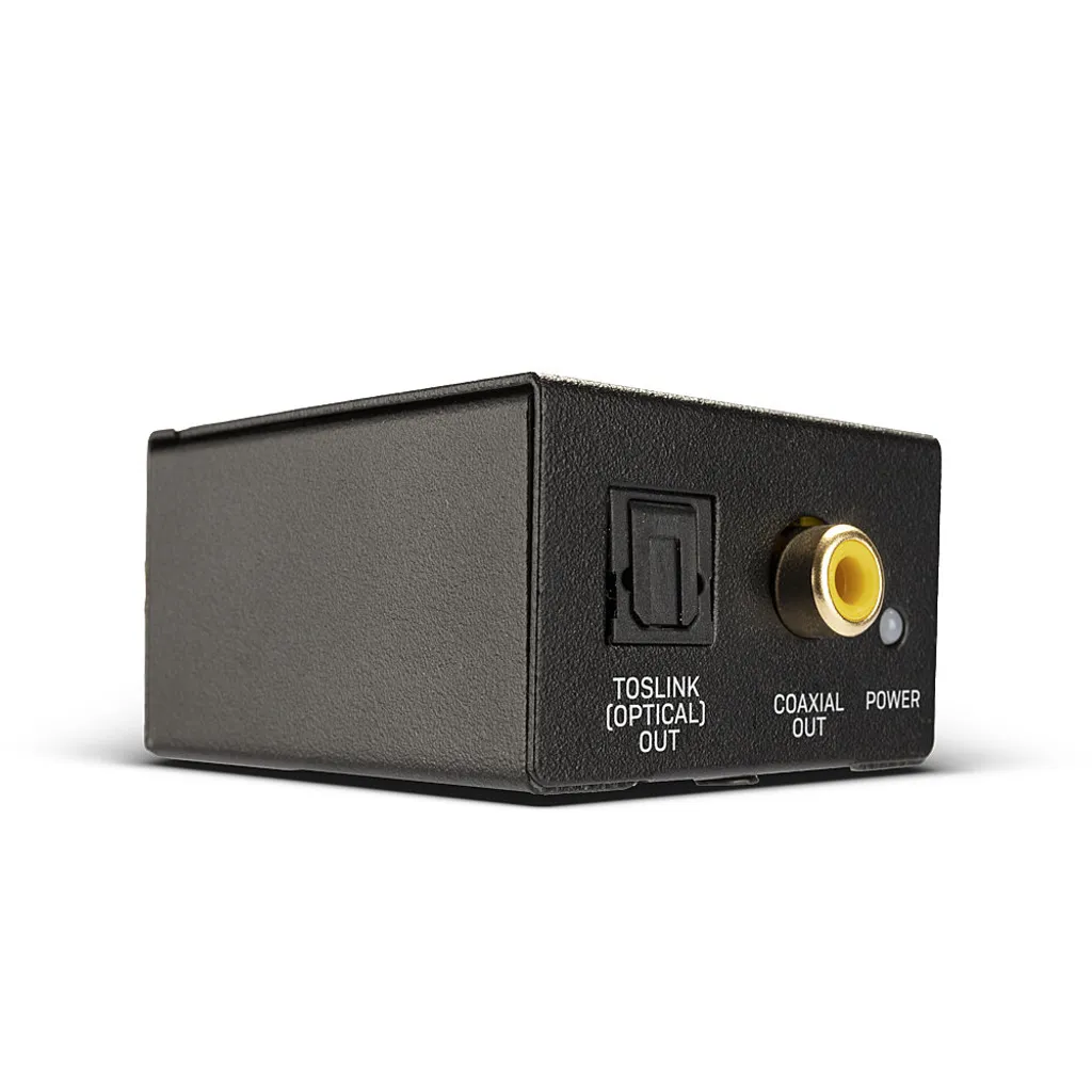 Convertisseur audio analogique vers optique pour supprimer le souffle