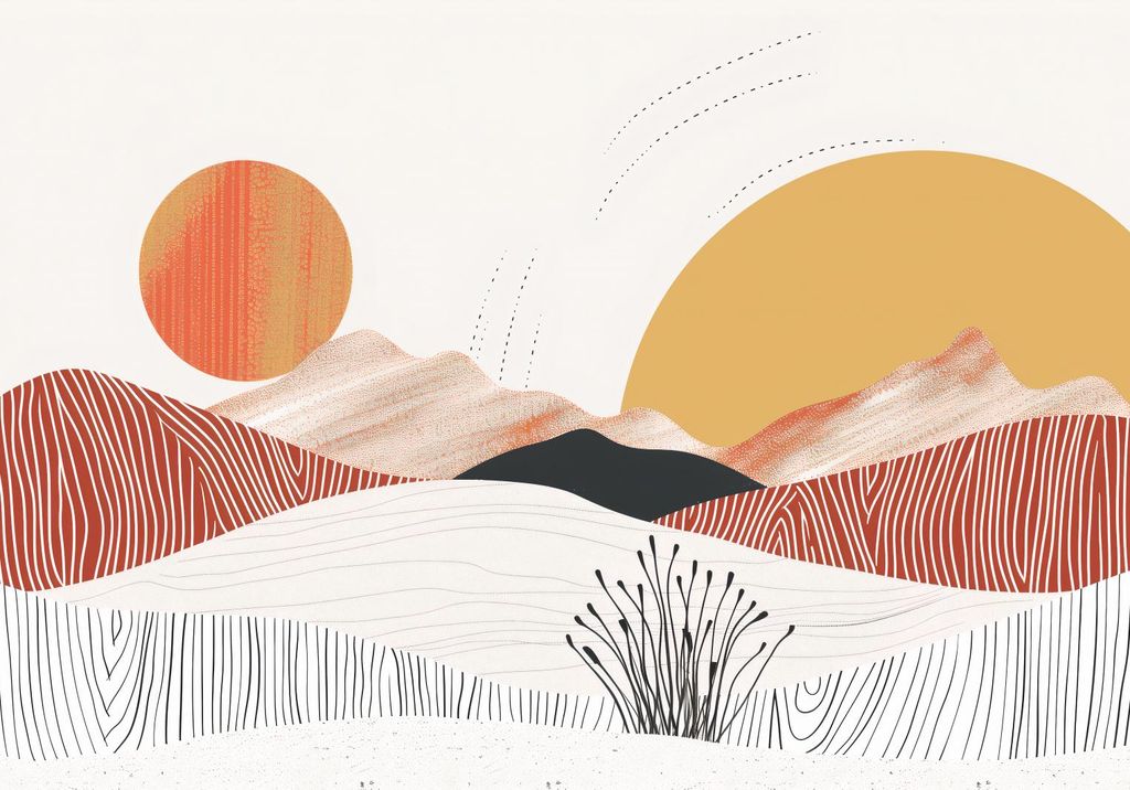 Plakat 66,5x46,5cm Tanzende Sonne