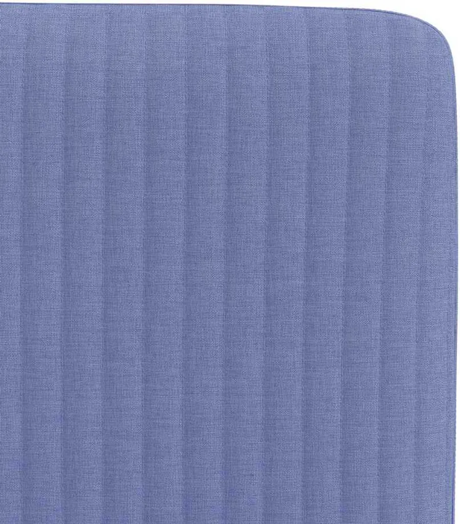 vidaXL Sedie da pranzo 2 pezzi. Tessuto blu denim - 7
