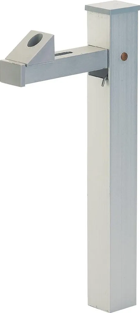 Bloquer un portail extérieur avec l'arrêt de porte à sceller 330mm