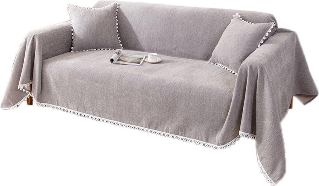Sofabezug, Chenille-Nylon, Mehrzweck-Couchbezug, maschinenwaschbar, für alle Jahreszeiten