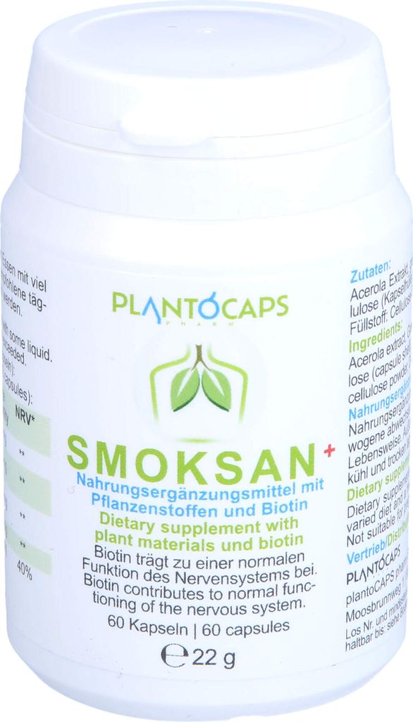 Plantocaps Smoksan+ Capsule 60 Capsule Immagine del prodotto 