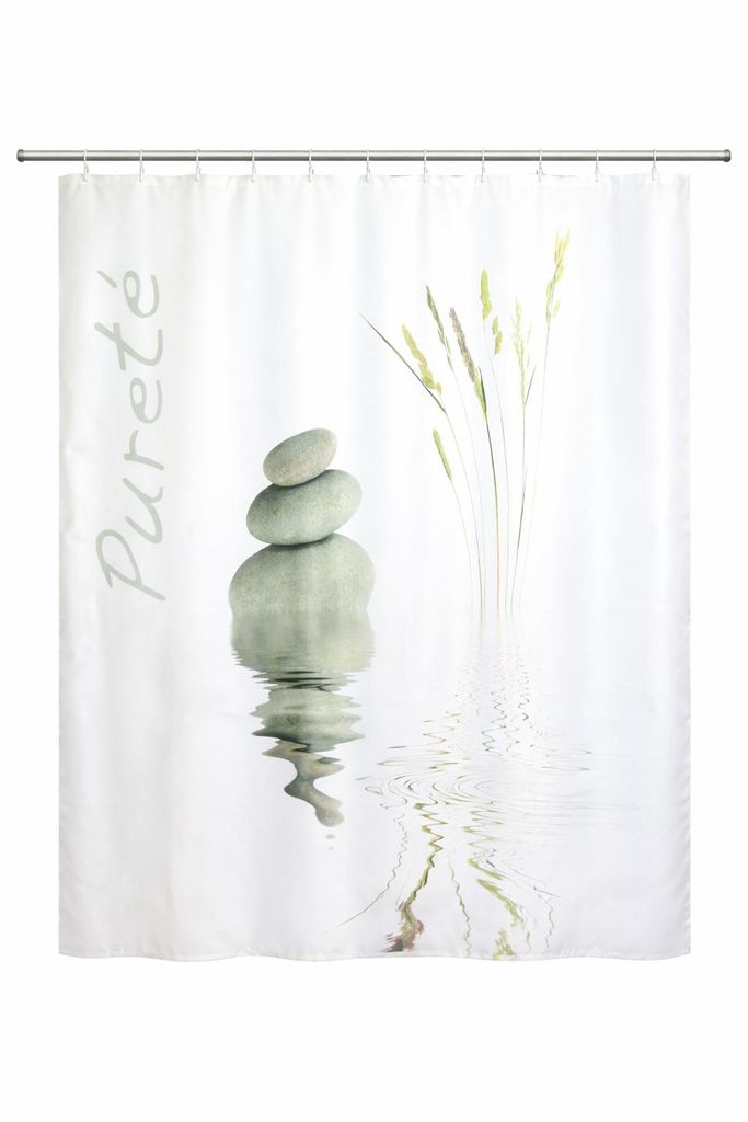 Textil-Duschvorhang Pureté BxH 180x200cm Produktbild 