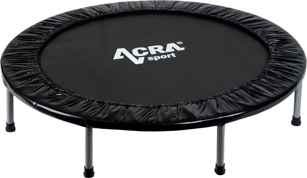 ACRA Trampolin 114cm, für den Innen- und Außenbereich - schwarz