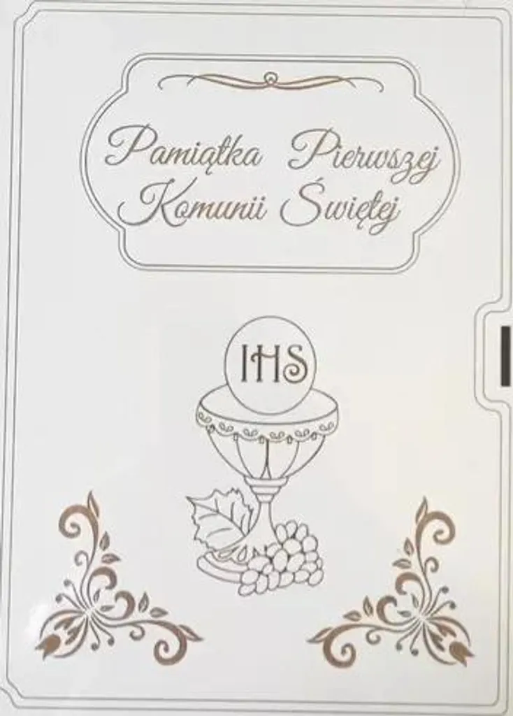 Écriture dans une boîte cadeau de communion - Set de stylo élégant