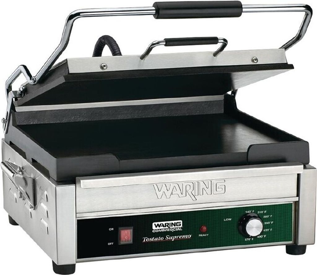 Waring Kontaktgrill WFG275K - glatt - 2,4KW - Grill - 24,4(H)x43,9(B)x56,1(T)cm