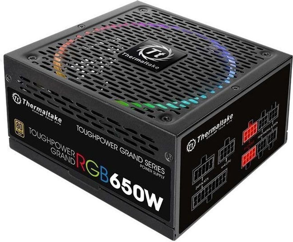 Zasilacz modularny Toughpower Grand RGB 650W (80+ Gold, Zdjęcie produktu 