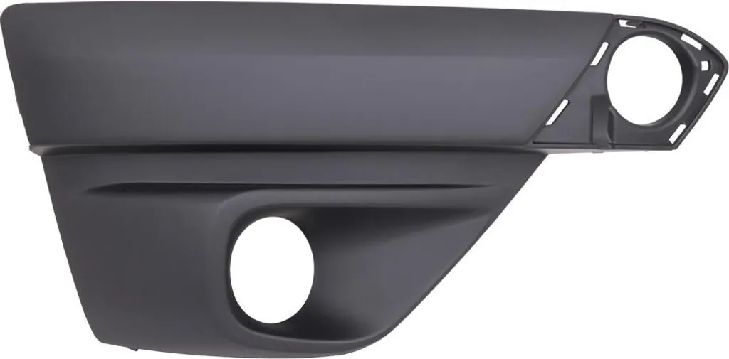 Grille d'aération droite en ABS noir pour pare-chocs Renault Express 2021