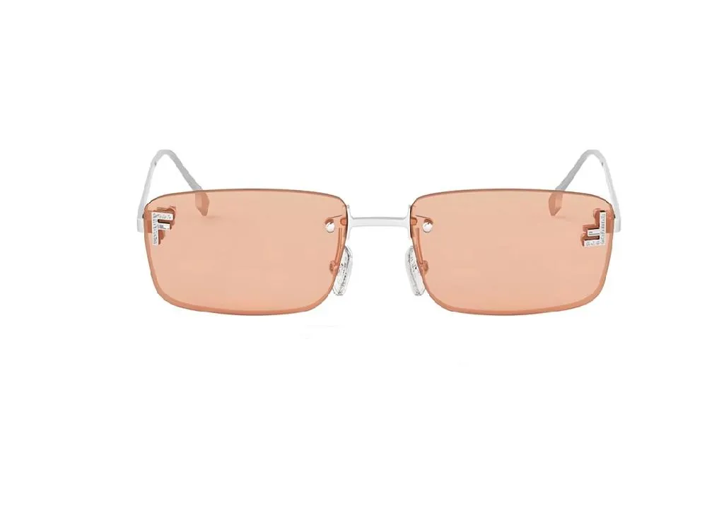 Lunettes de soleil FENDI First Crystal FE4172US 16J métal argenté