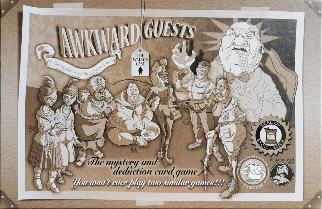 Invitados Incómodos: El Juego de Mesa El Caso Walton Imagen del producto 