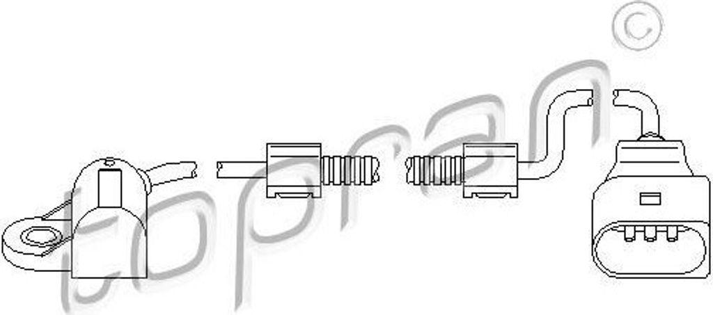 TOPRAN 111 387 - OE 038 957 147G Nockenwellensensor für Ibiza (6L), Cordoba (6L), Roomster (5J), Fabia II (54), Fabia I (6Y), Polo (9N)