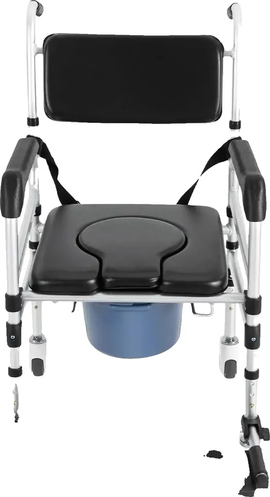 Chaise de douche antidérapante réglable : finie la peur de glisser en noir