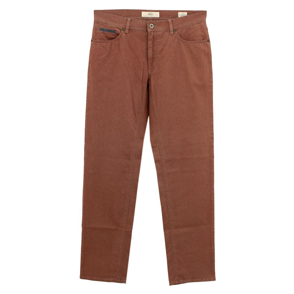 28672 Brax, Cooper C, Herren Jeans Hose, Gabardine Stretch, red meliert, W 35 L 32