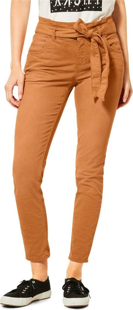 24974 Street One, Bonny, Damen Jeans Hose, Stretchdenim, caramel, W 27 L 30