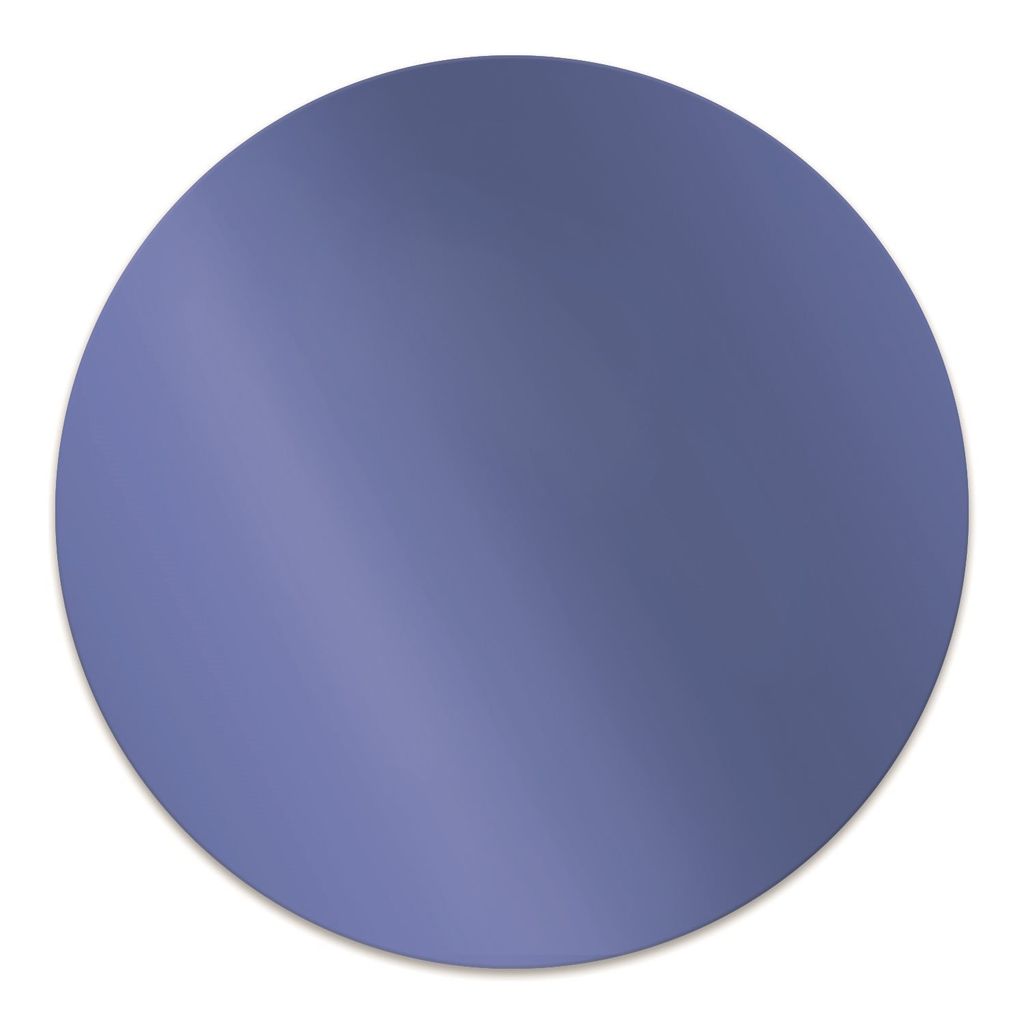 Rundmatte - Stuhlunterlage Bürostuhlunterlage - Rund Ø 100 cm - Bodenmatte - Fußmatte - Einzelne Farbe