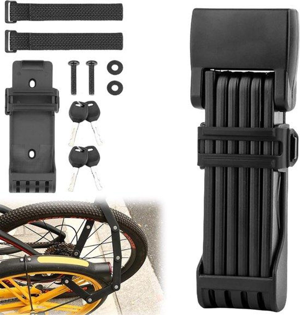 Fahrradschloss - Für jede Art von Fahrrad - Mit Halter - Für Elektrofahrrad und Fatbike