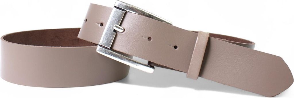 FRONHOFER Damen Ledergürtel 4 cm mit altsilbernen Gürtelschnalle, echt Leder