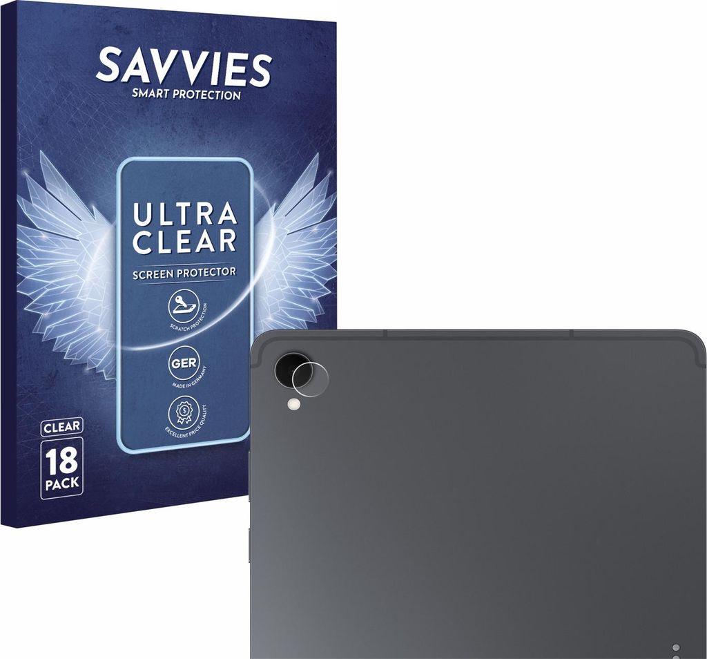18x Für Samsung Galaxy Tab S11 (NUR Kameraschutz) Schutzfolie Savvies Displayschutz Display Schutz Folie Klar Transparent