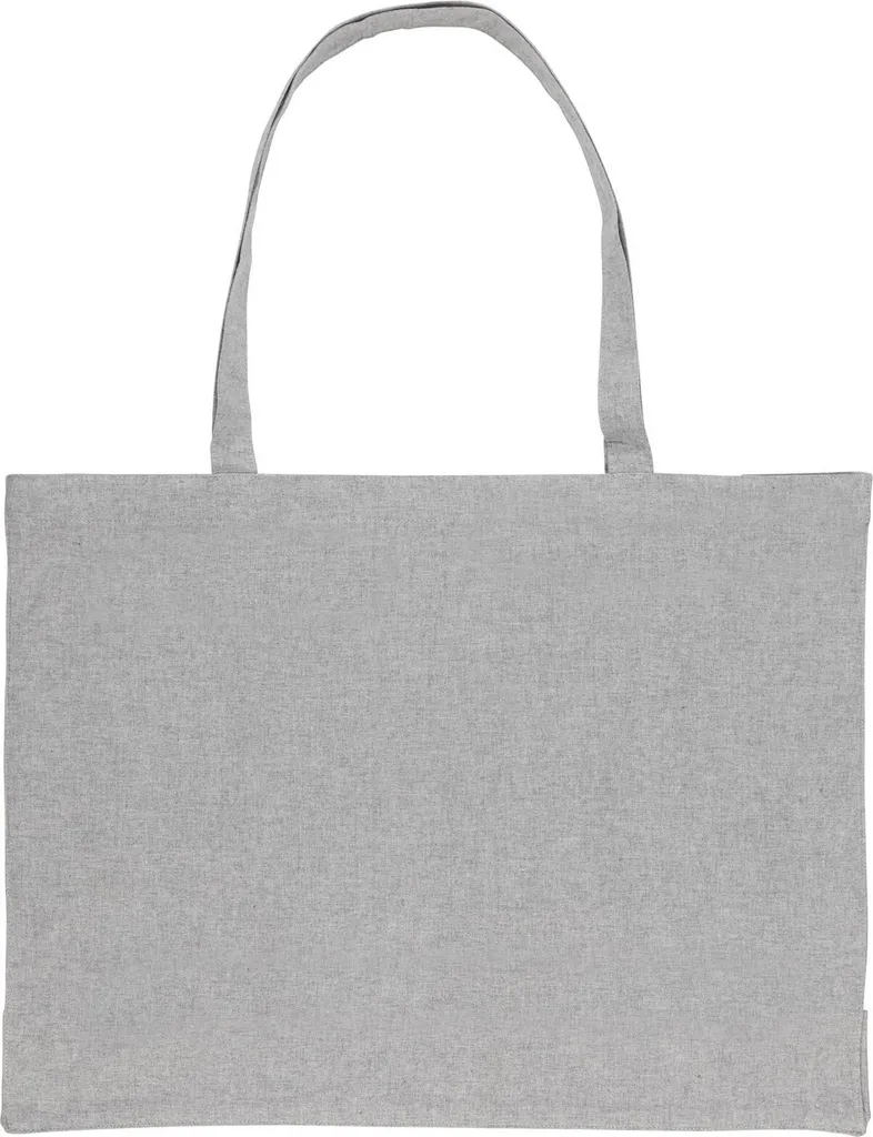 Tote Bag Grigia XD652 Impact: Stile Urbano e Cotone Riciclato XD