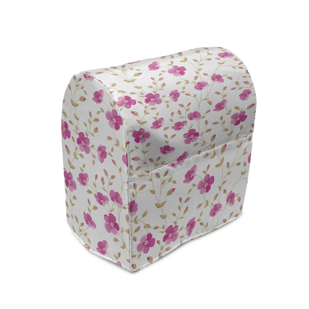 Couvercle pour Mixeur de Cuisine avec Poches - Housse de Protection Rose