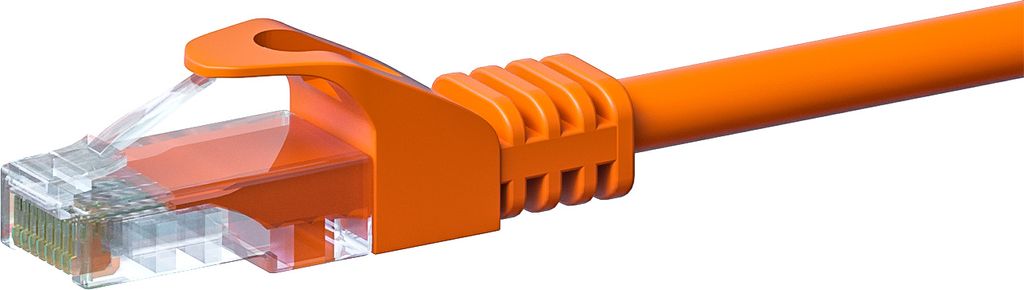 CAT 5e Netzwerkkabel U/UTP – 1,50 Meter - Orange - CCA