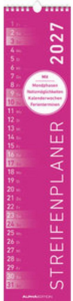 Planificateur de bandes PINK 2027 Image du produit 