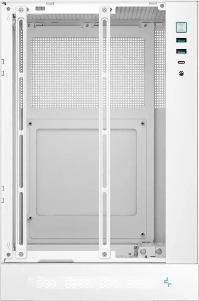 Case DeepCool CH170 Digital Bianco - Versatilità Mini-ITX e Vetro - 4