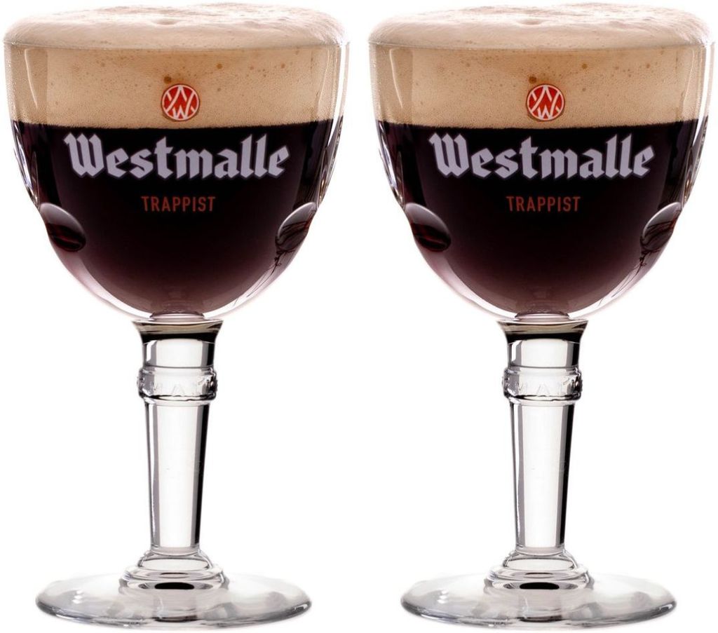 Westmalle Trappistenbiergläser - 330 ml - 2 Stück Produktbild 