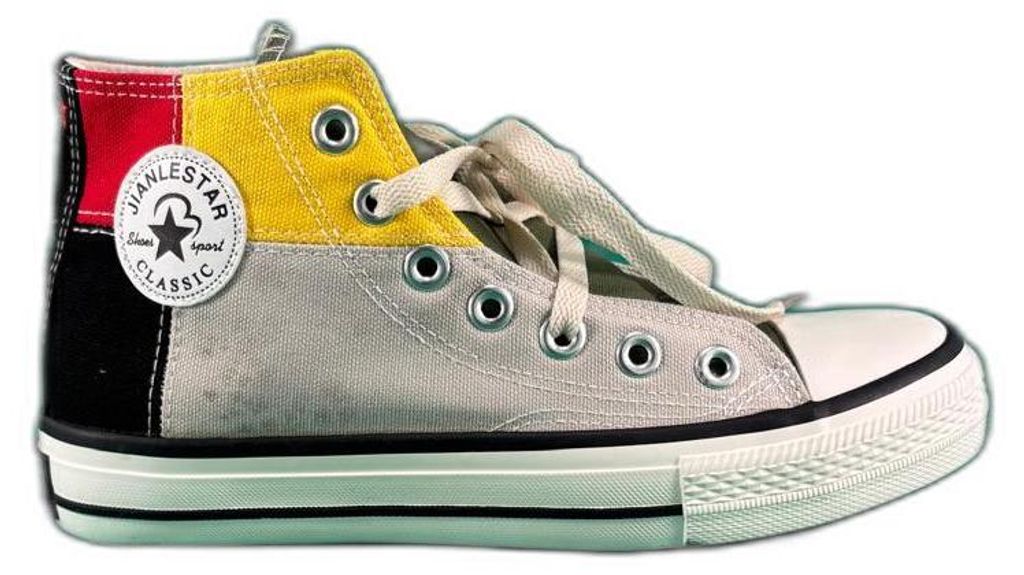 Volksschuhe Sneaker bunt bequeme Freizeitschuhe Gr. 40