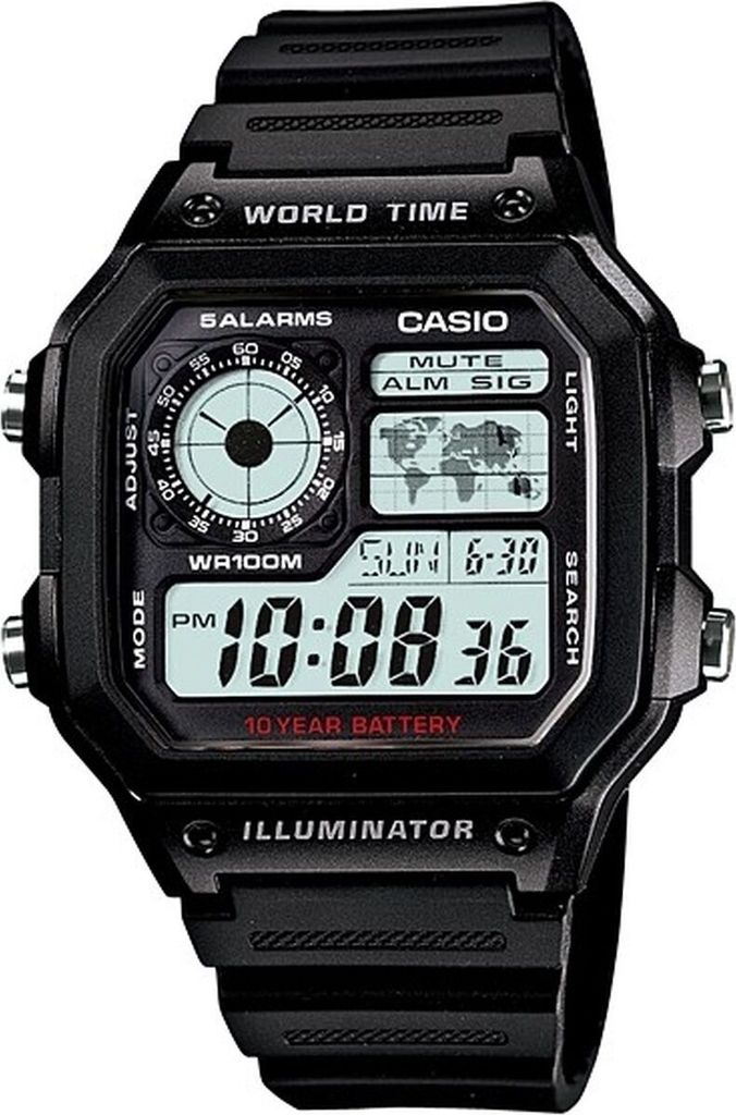 Orologio da uomo Casio AE-1200WH-1AVCF (ZD146A) + scatola Immagine del prodotto 