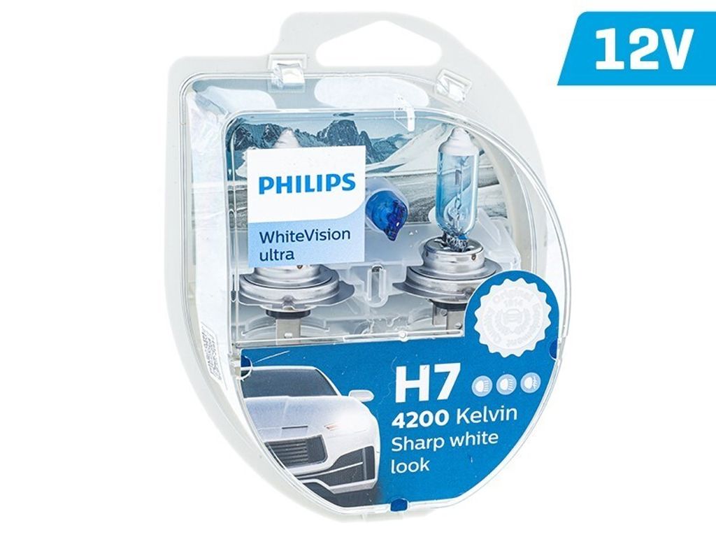 Žiarovky Philips H7 WhiteVision ultra 4200K Obrázok produktu 