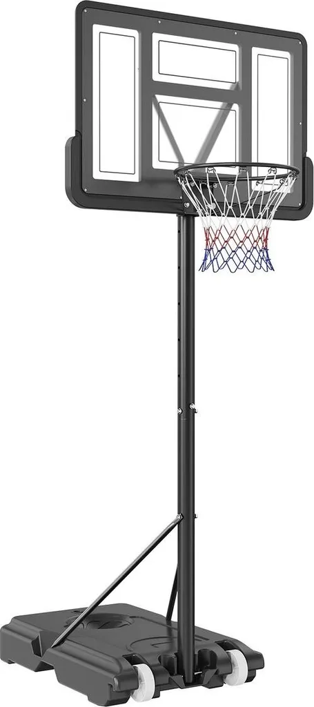 Panier de basket pour enfants et adultes hauteur ajustable 1,20 à 3m