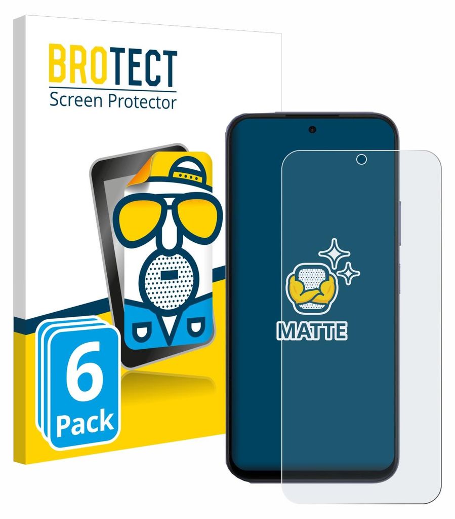 6x BROTECT Schutzfolie für Oppo A6x 4G Displayschutz Displayschutzfolie Folie Matt Entspiegelungsfolie