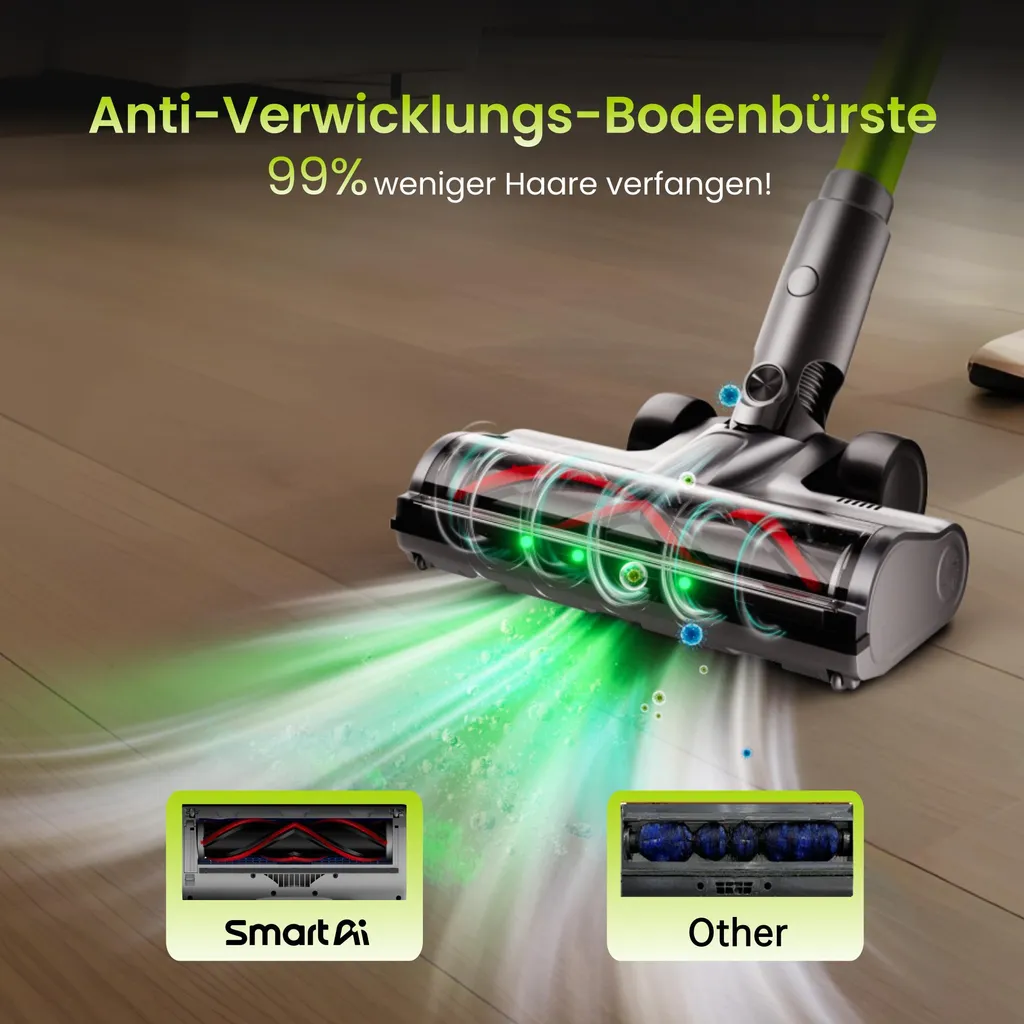 Aspirateur à main SmartAI 65000Pa - Performance extrême et 80 min de batterie - 4