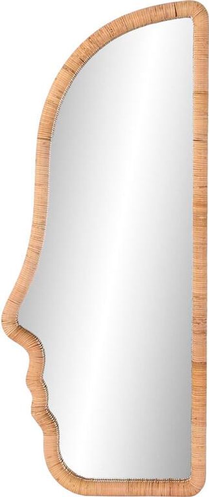 Espejo de pared Home ESPRIT Natural Moderno Scandi 50 x 4 x 120 cm