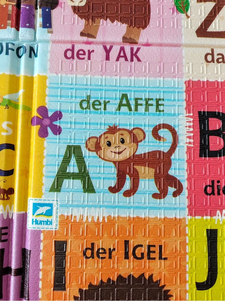 HUMBI Spielmatte Krabbelmatte Doppelseitige Schaum Matte Produktbild 11